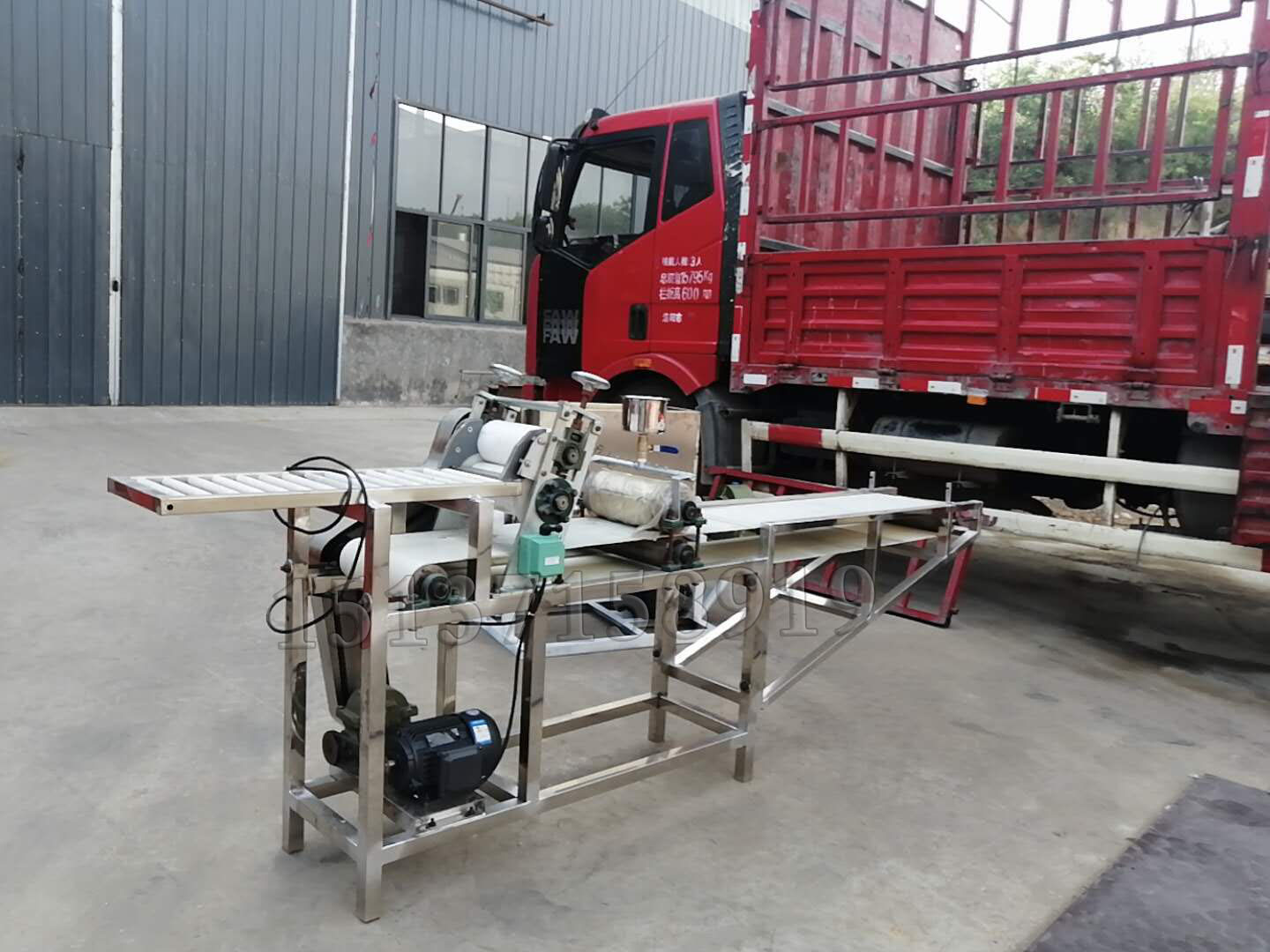 仿手工搟面皮機